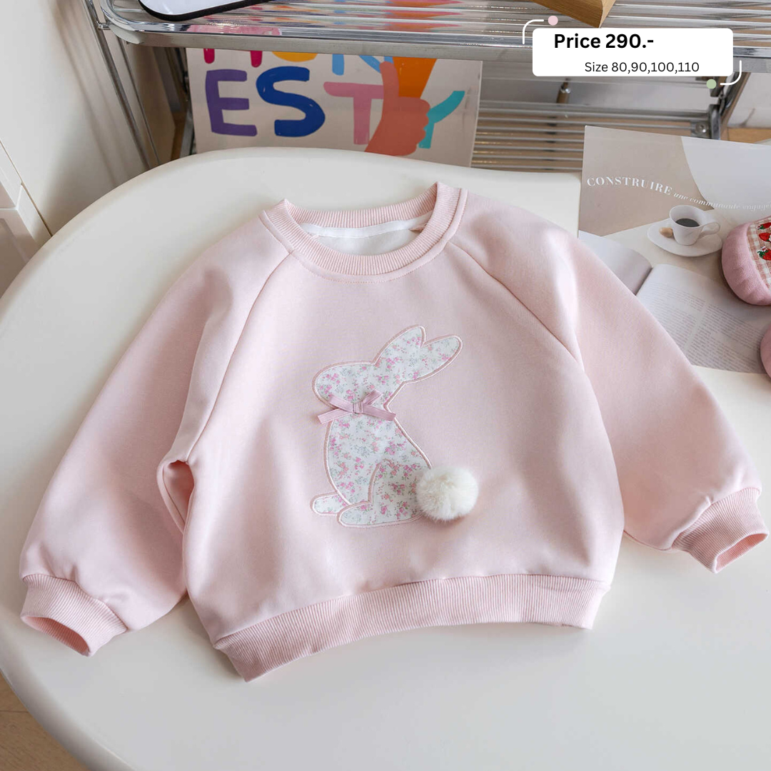 เสื้อคลุมกระต่าย สีชมพู (RP0387)