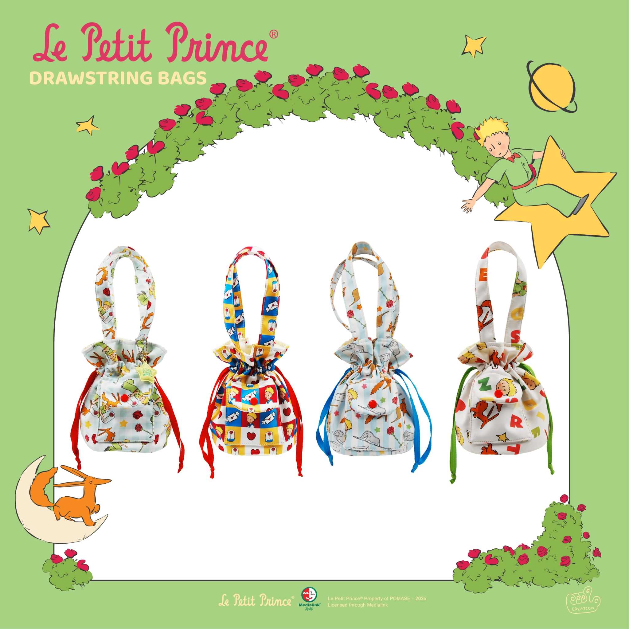 Drawstring Bags (The Little Prince)