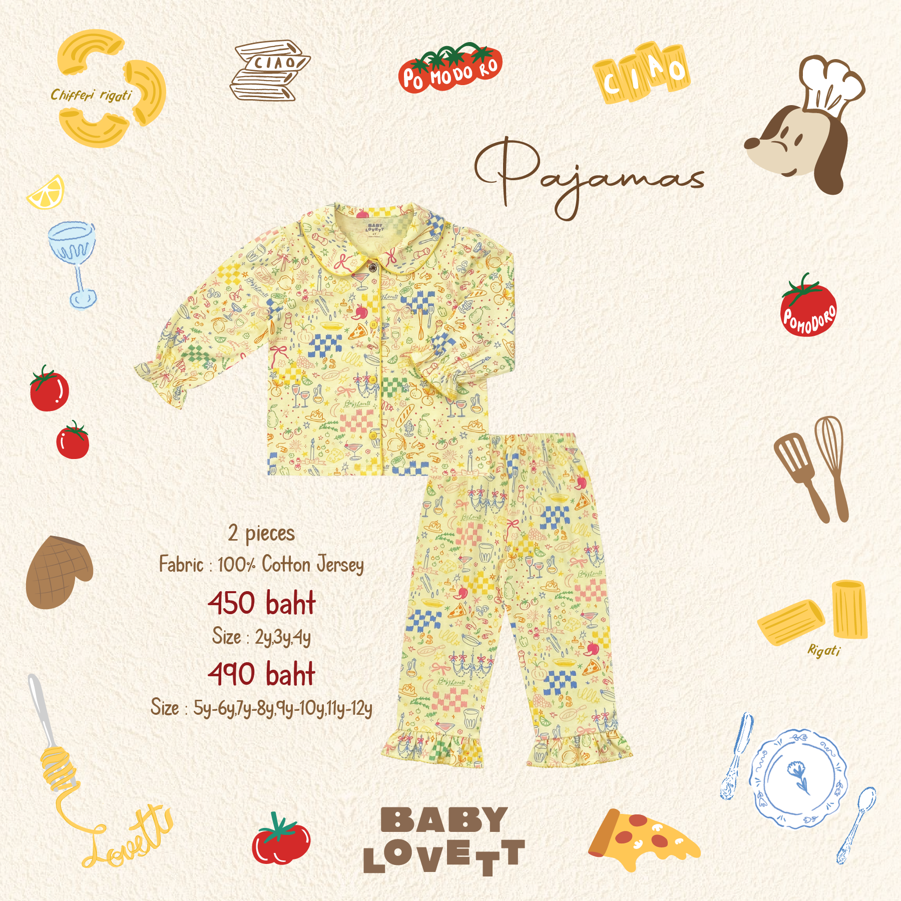 42 Bon Appétit Baby - Pajamas
