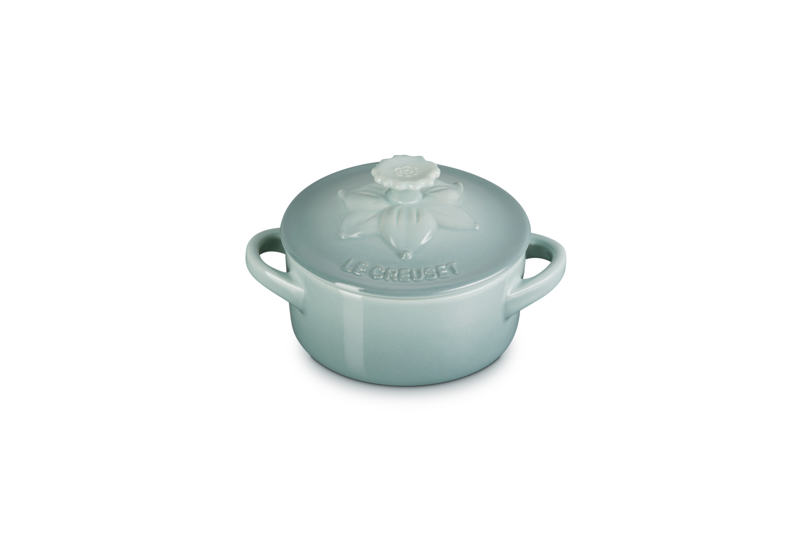 Classic 250ml Round Mini Cocotte Jardin Relief Sea Salt