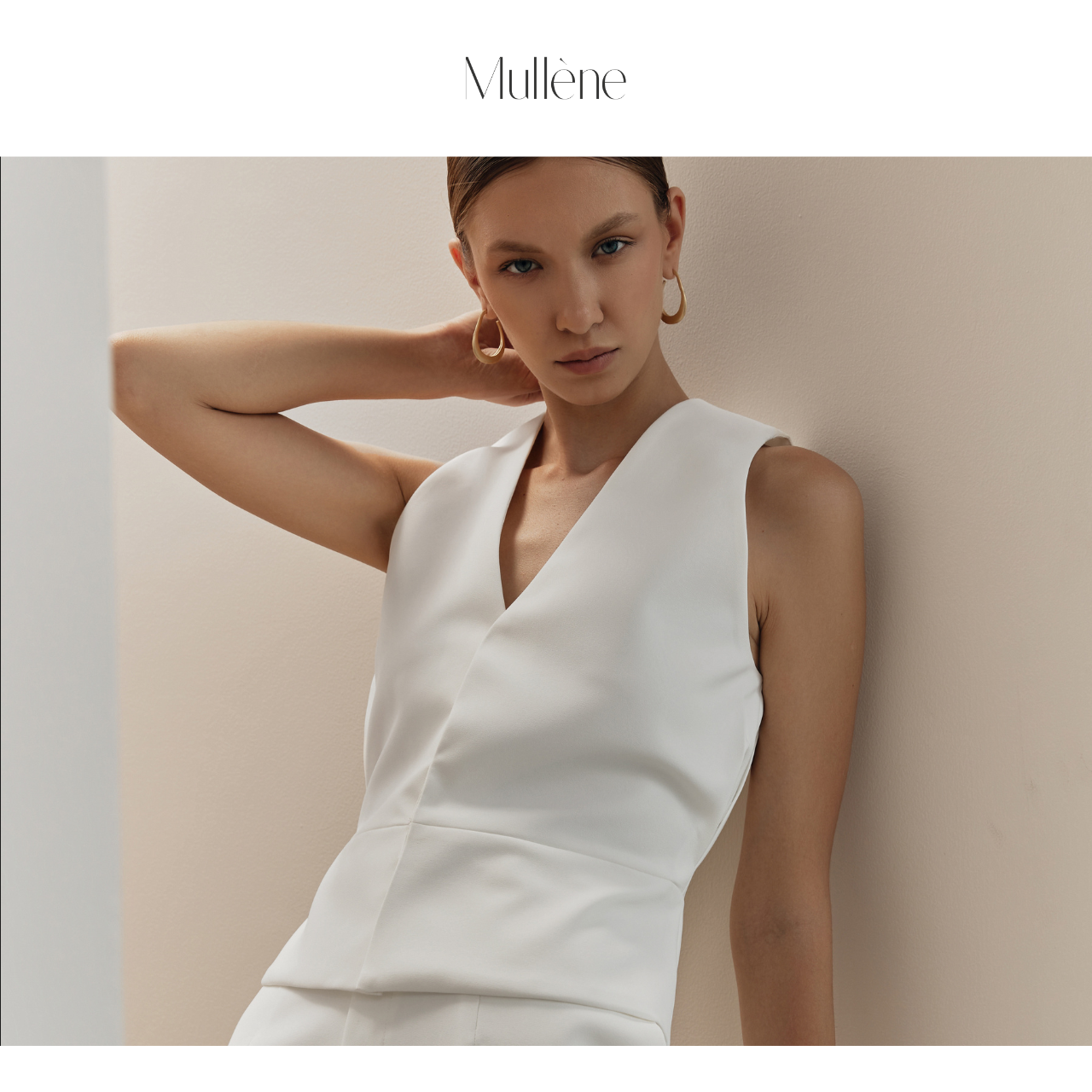 [Mullène] Ivar Vest / WHITE