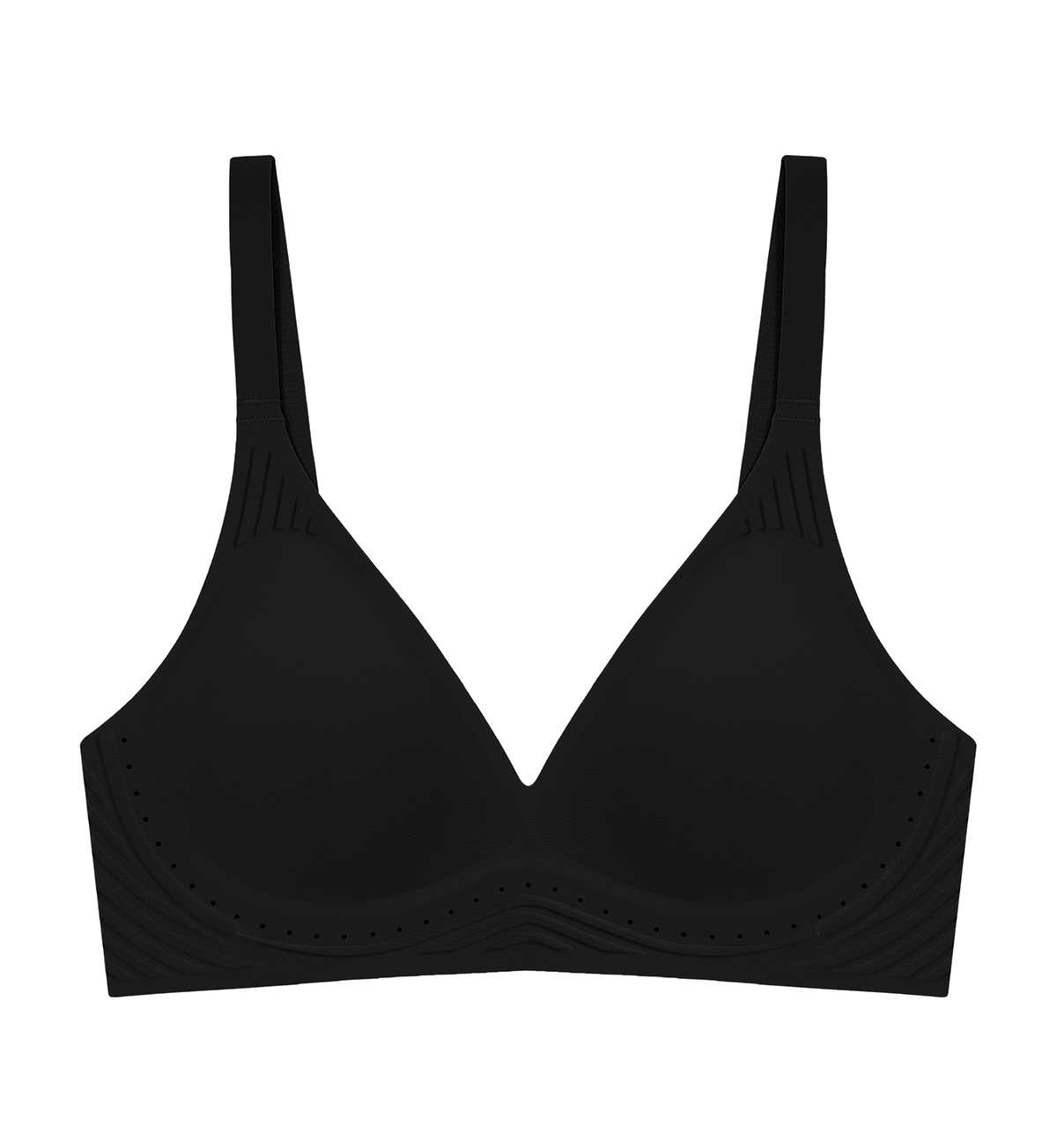 NEW Triumph 10225976 Zone Easy 2.0 P 0004 เสื้อชั้นในรูปแบบ smart size สีดำ