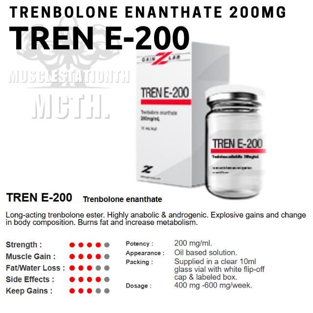 Tren E (Tren E-200) Gainzlab (200mg×10ml)
