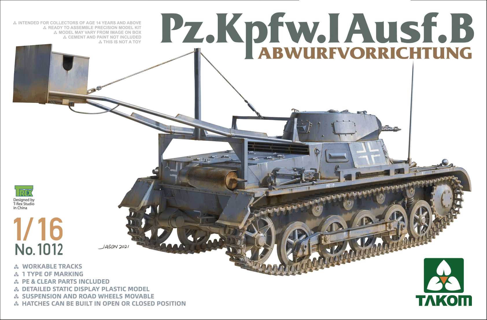1/16 Panzer 1 Ausf.B Abwurfvorrichtung