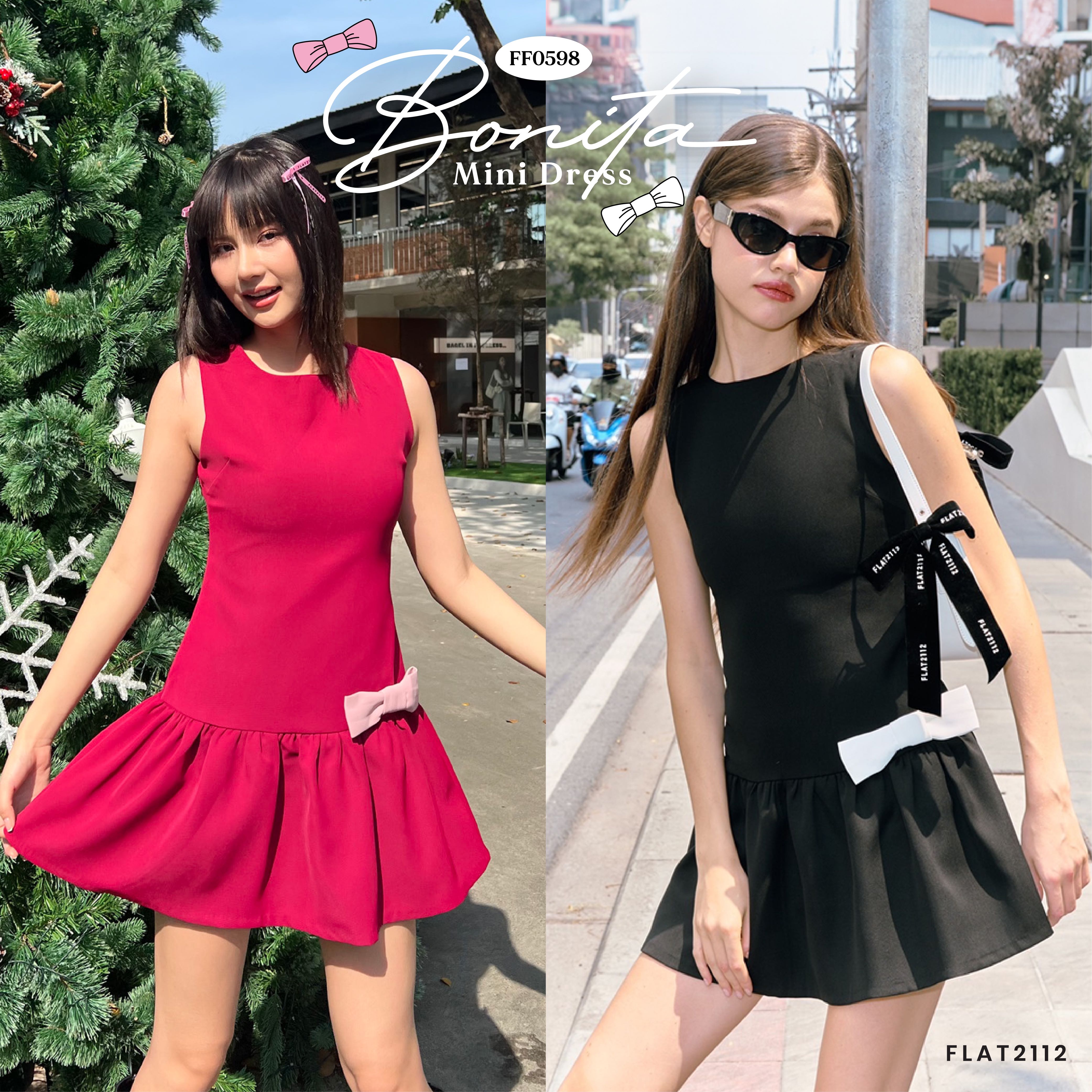 FLAT2112 FF0598 : BONITA DRESS