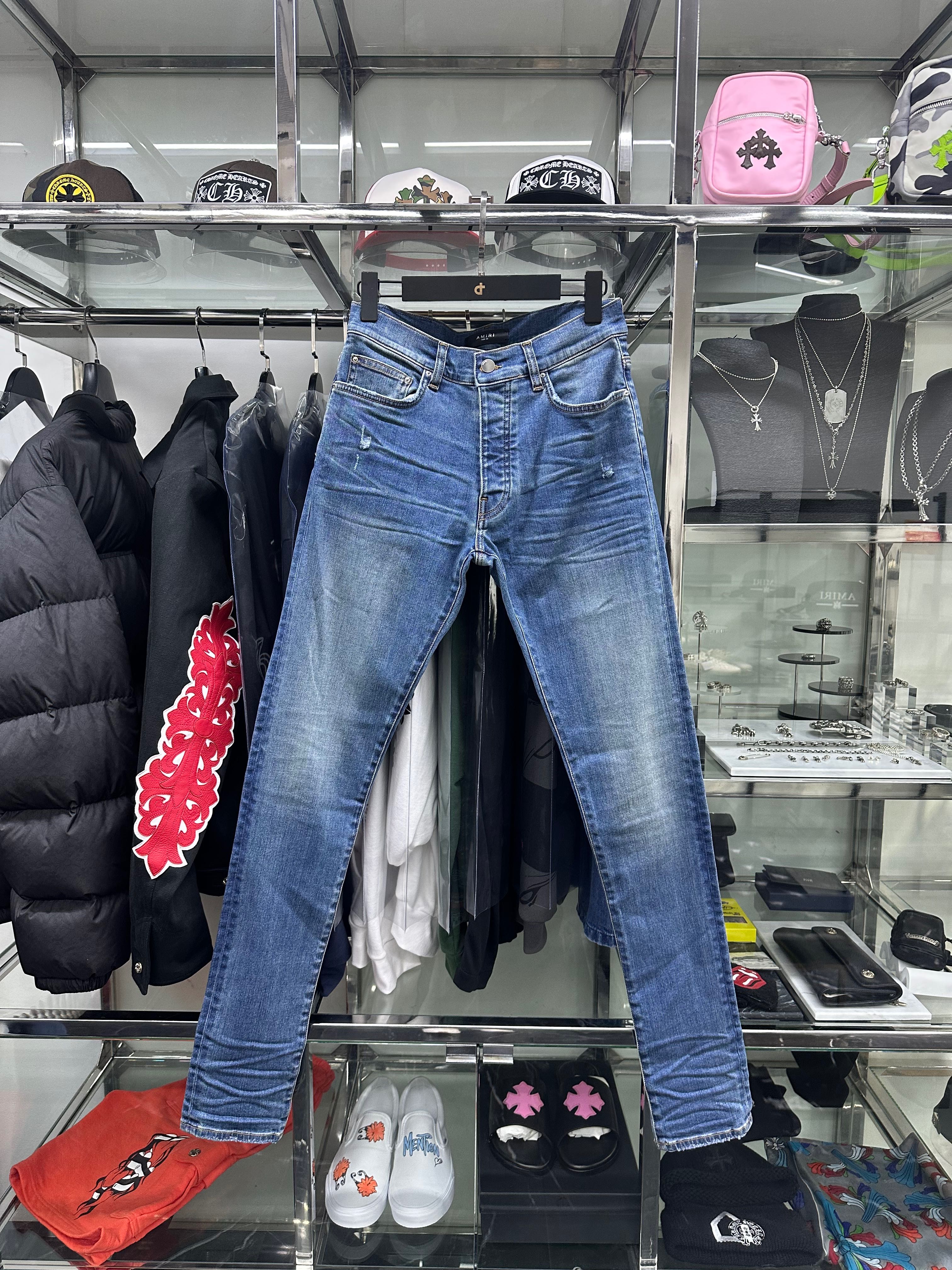 Amiri Stack Dark Indigo 