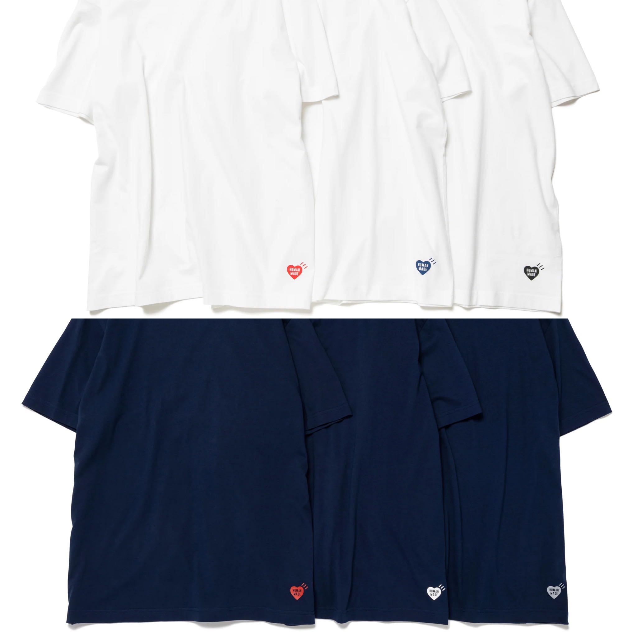 Human Made Japan 3-PACK T-SHIRT SET size M Unisex