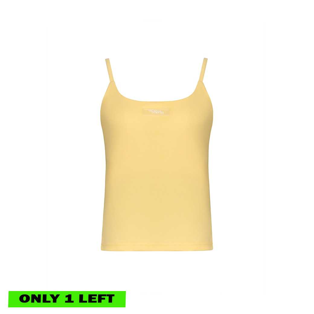 JAILEY SPAGHETTI TANK TOP - YELLOW