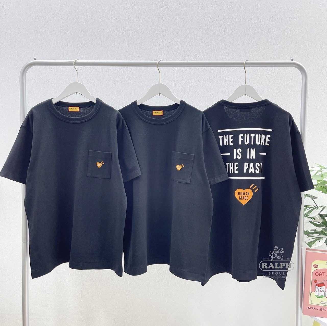 Human made Graphic T-Shirt (black/orange)
