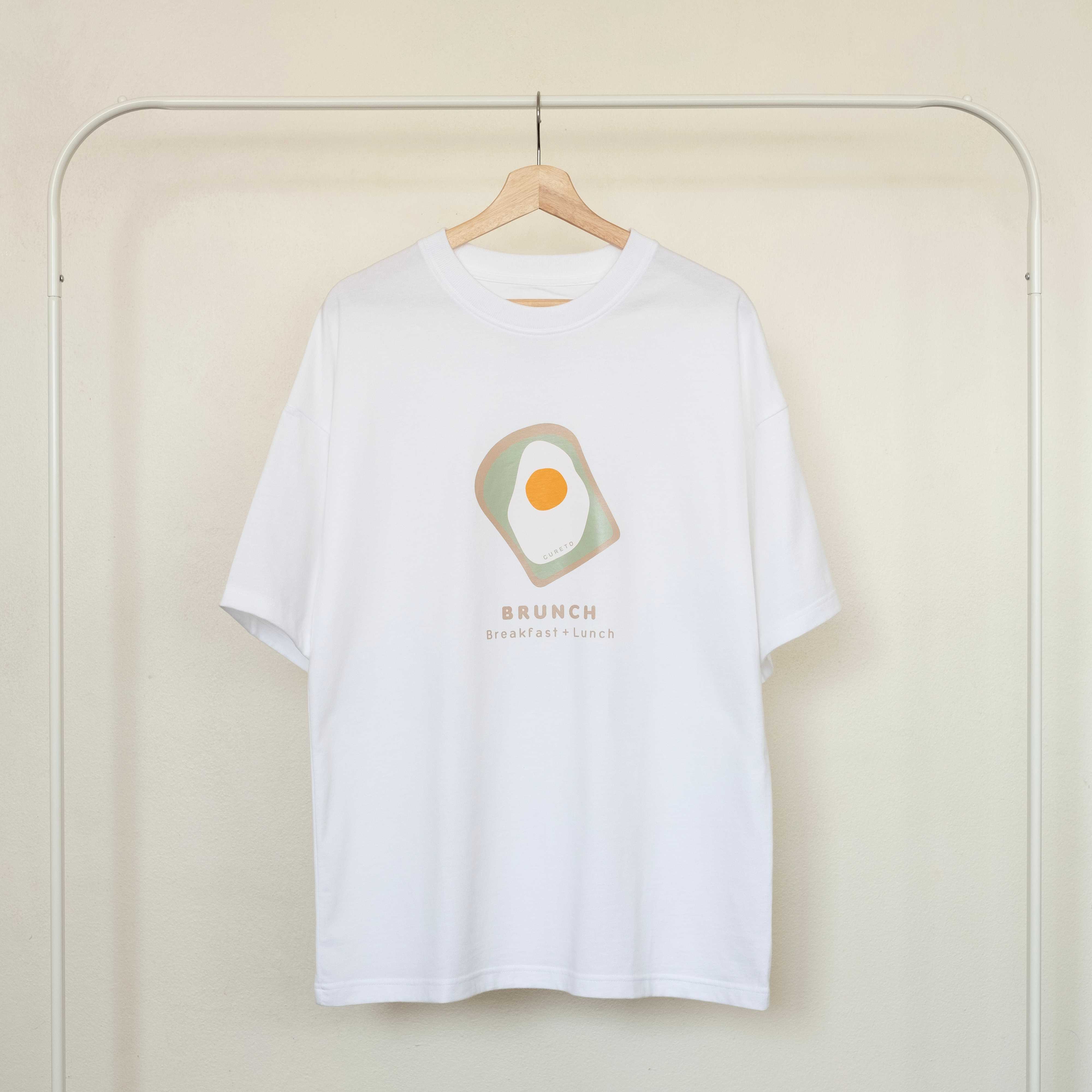 GURETO t-shirt : Brunch (White)