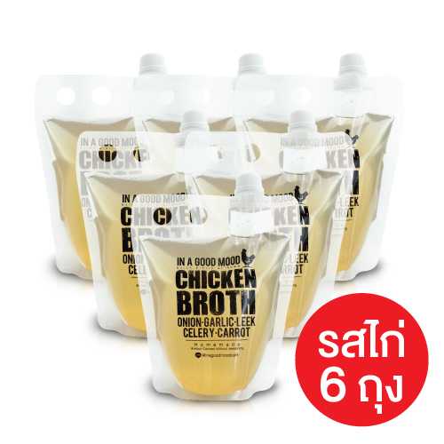 น้ำสต๊อกไก่  6 ถุง