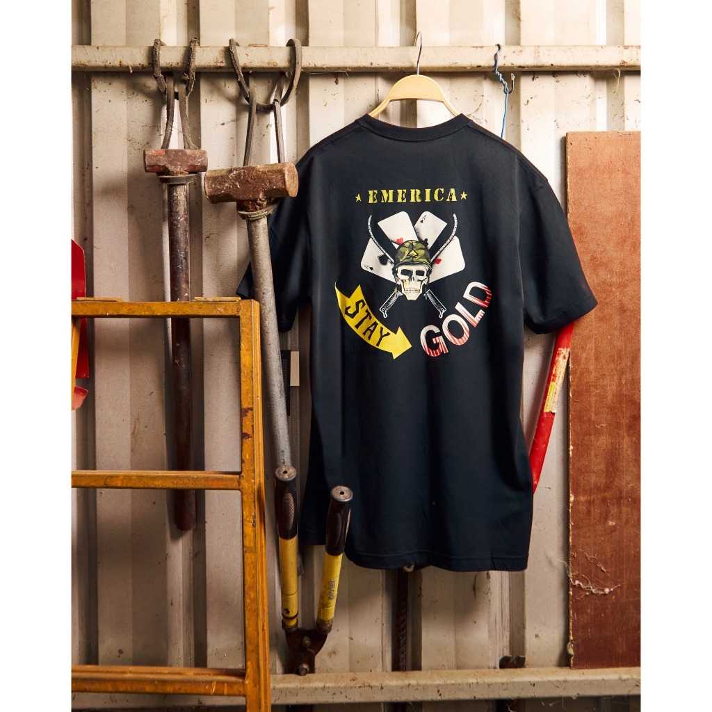 EMERICA เสื้อยืด STAY GOLD CARD S/S TEE