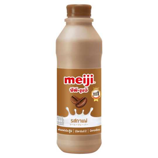 ผลิตภัณฑ์จากนม - เมจิ ผลิตภัณฑ์นมรสกาแฟพาสเจอร์ไรส์ 830 มล. (ขวดละ)