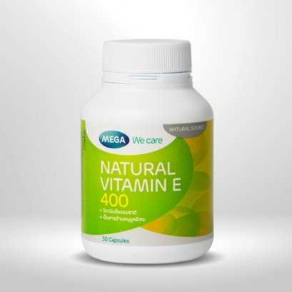Mega We Care Natural Vitamin E 400 IU (100 'S) Bot