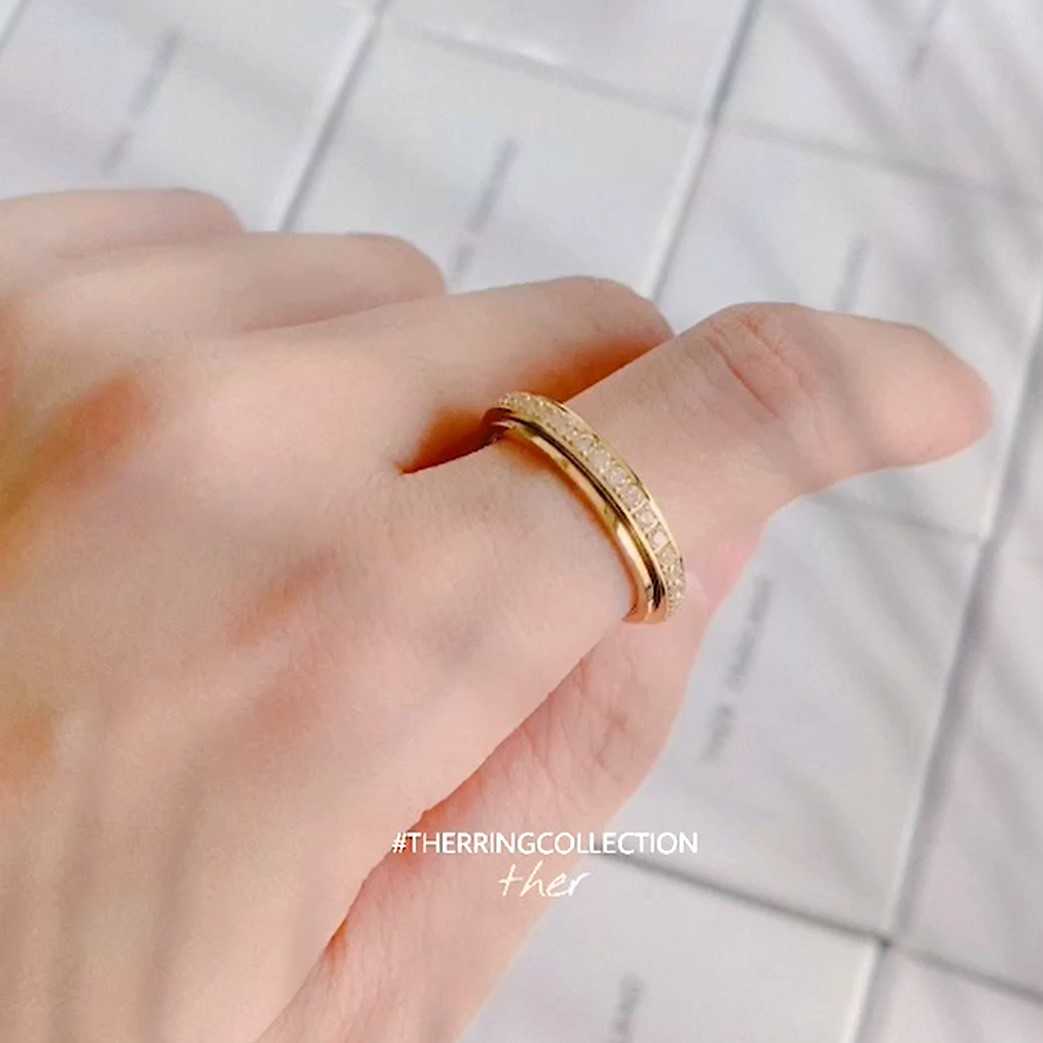 แหวนหมุนได้ SR-56🌈 #ขายดี  (size 5-6-7-8-9-10)🌈HAPPY SUMMER