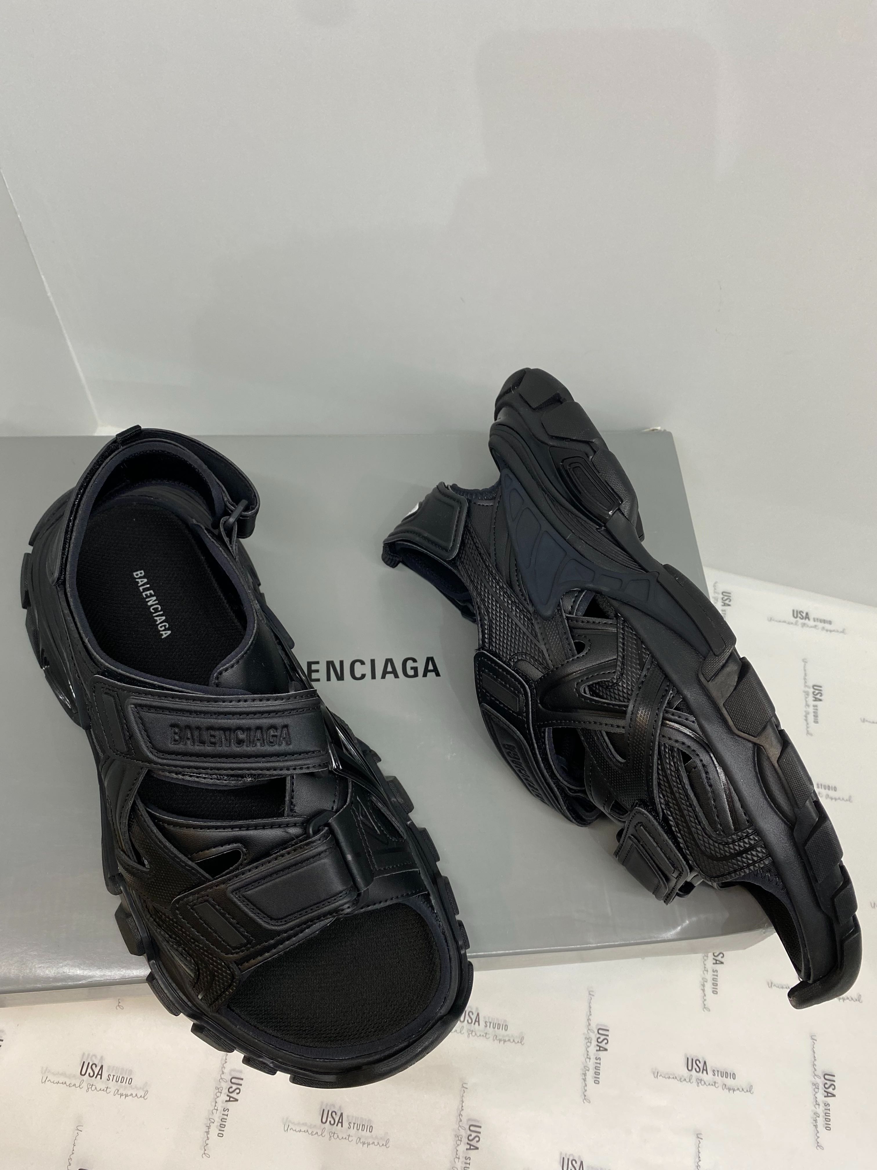 Balenciaga track sandals 