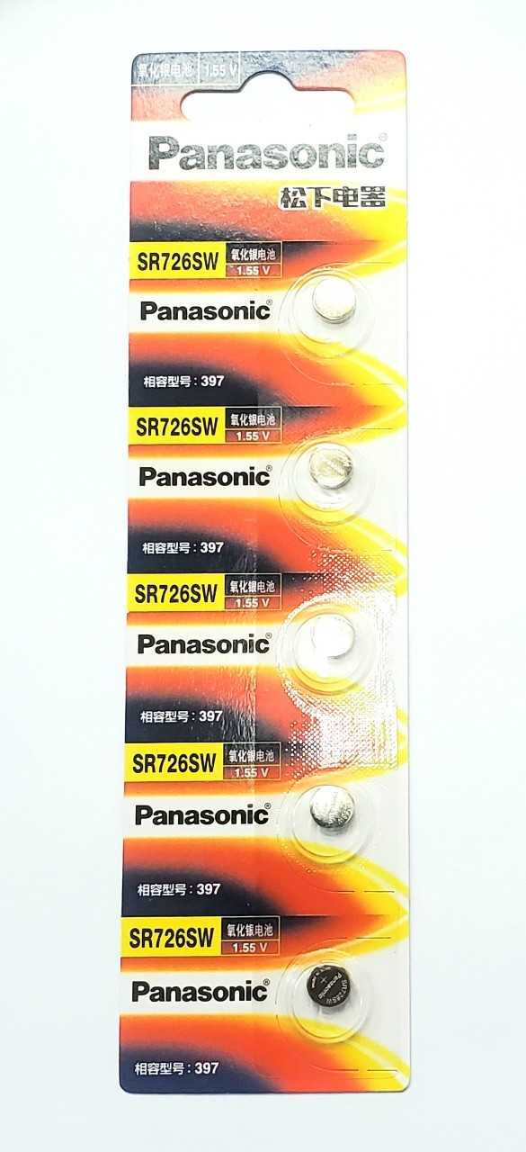 ถ่านกระดุม Panasonic SR726SW 1.55V ของแท้ HK