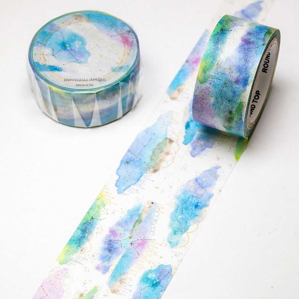 เทปตกแต่ง (INSOMNIA DESIGN MASKING TAPE / BRIGHT CLOUDS)