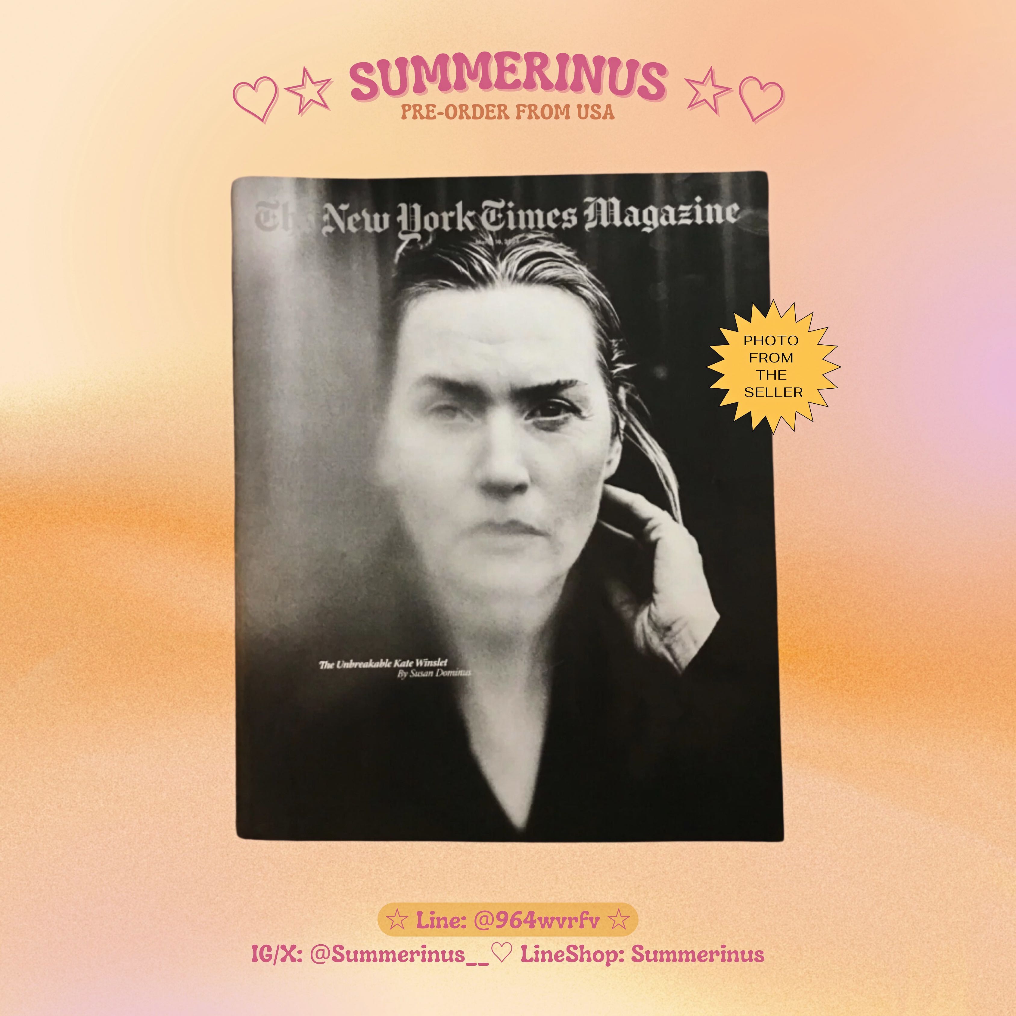 The New York Times Magazine 🌞 Kate Winslet 💌 March 2024