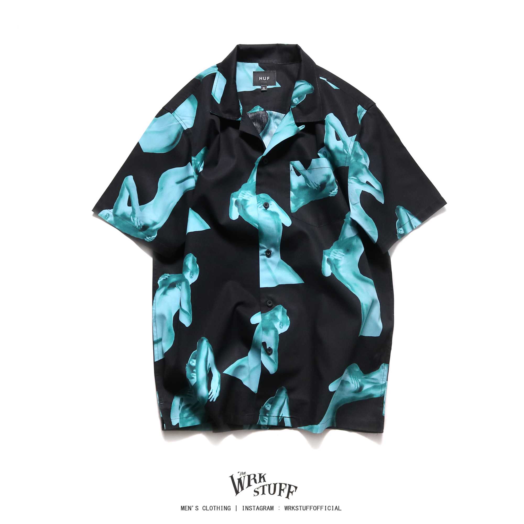 HUF HER S/S Resort HAWAIIAN Shirt  (M)