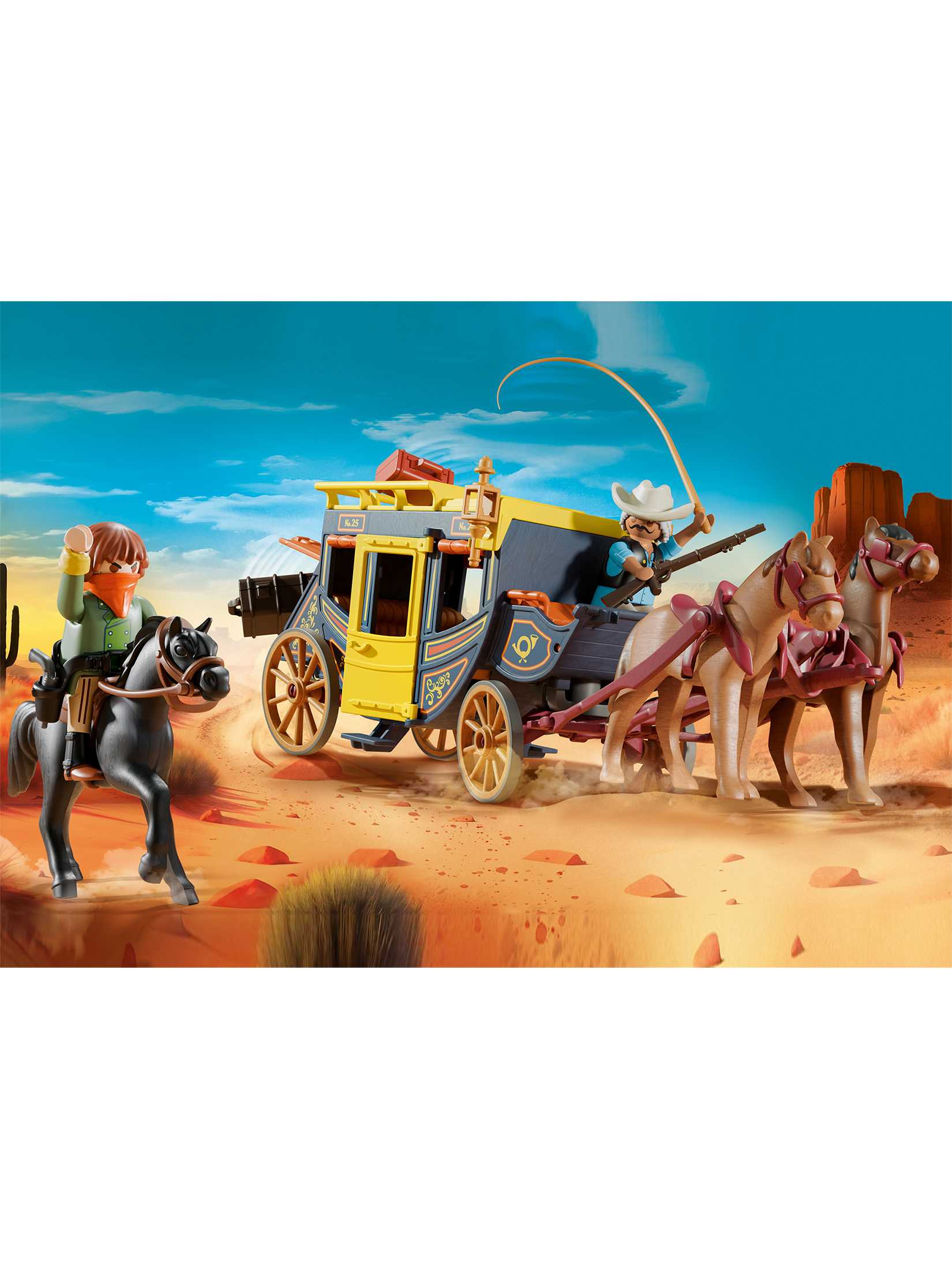 Playmobil 71862 โปรโมแพ็ค รถม้าผจญภัยแดนตะวันตก