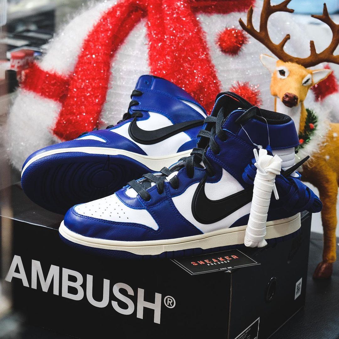 Nike Dunk High x AMBUSH Royal Blue