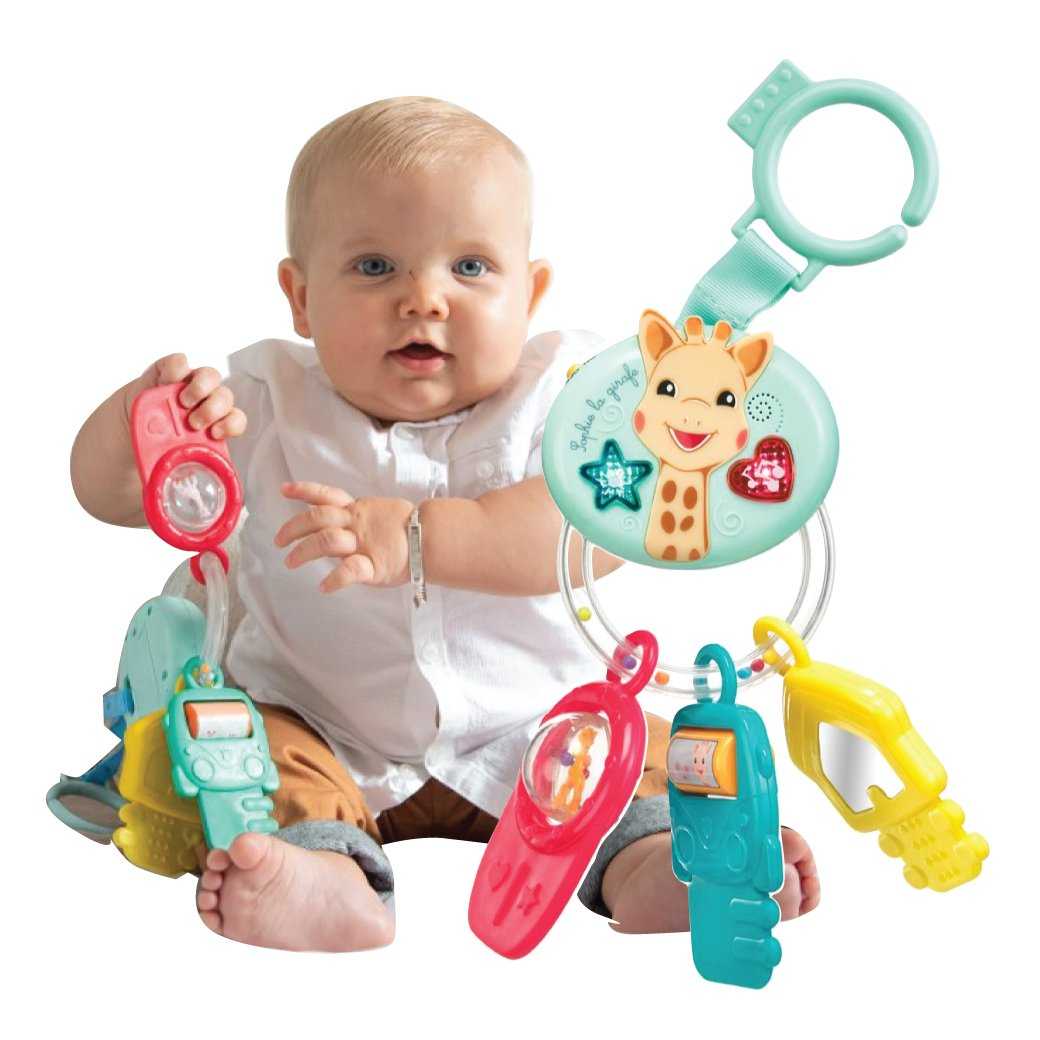 ของเล่นแขวนเขย่ากุญแจโซฟี พร้อมดนตรี Musical Key Rattle Sophie La Girafe