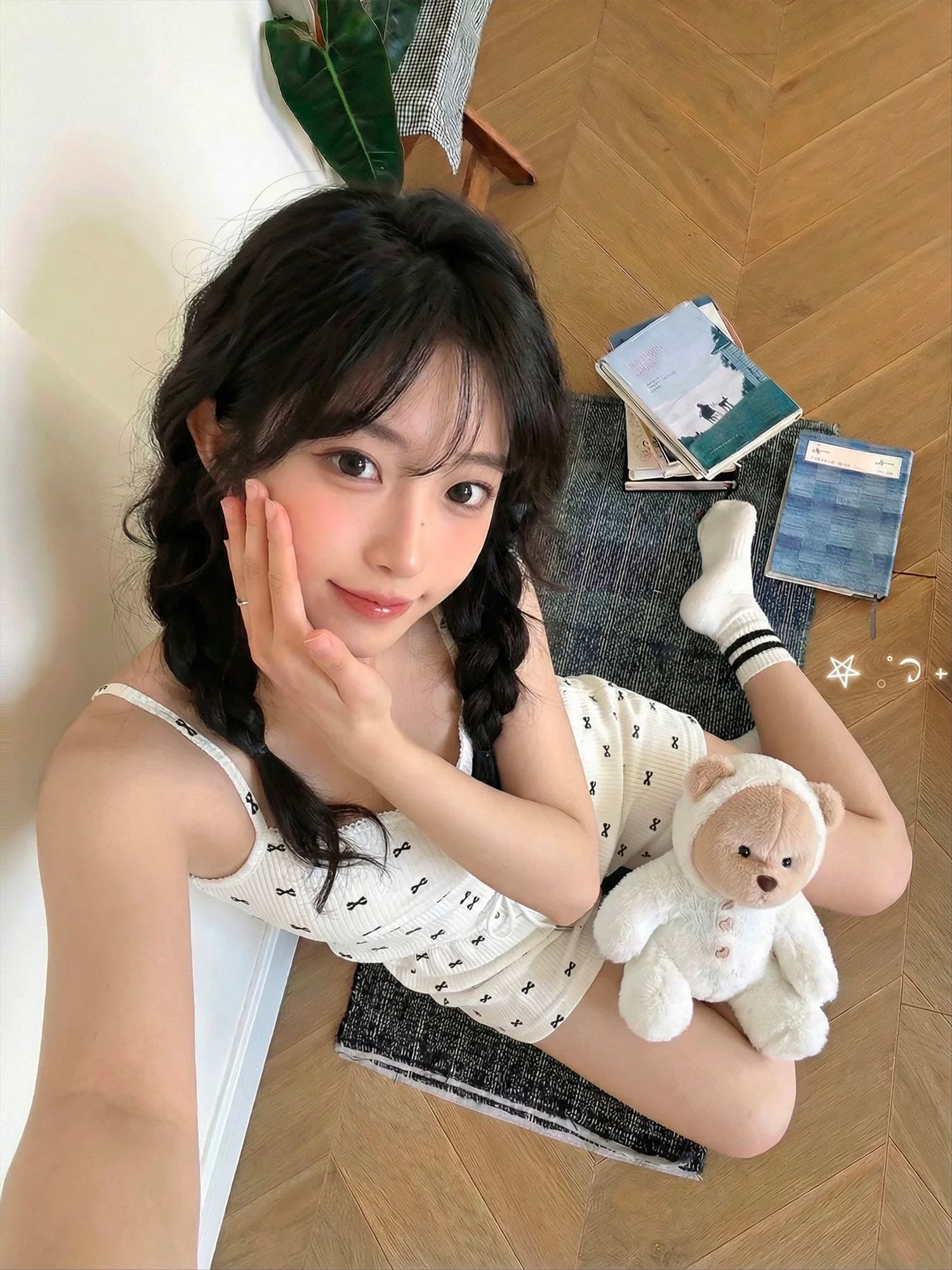 ❤️ชุดนอนสายเดี่ยวขาสั้น #D09