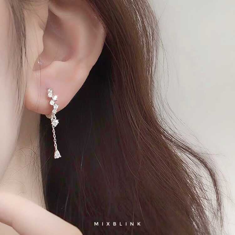ต่างหูห่วง Cotton - ส่งฟรี EMS ( เงินแท้ 92.5% )