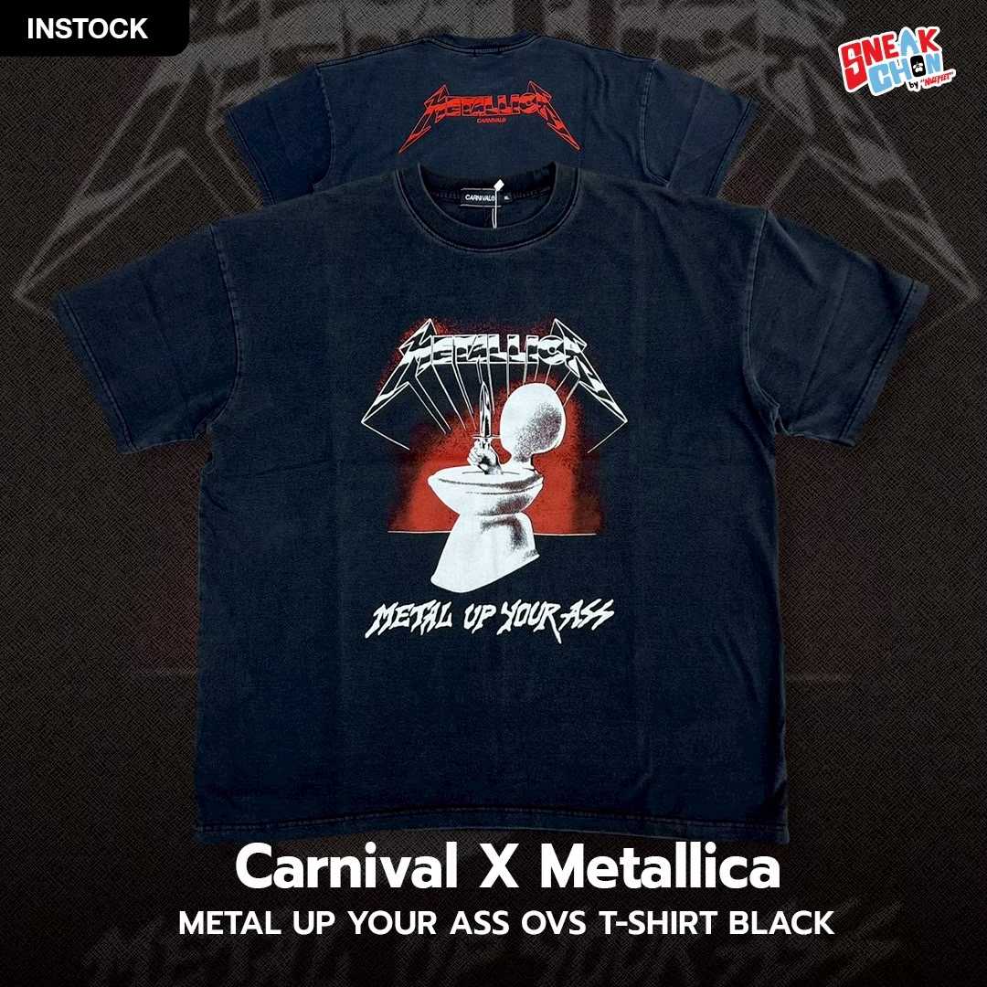 Carnival X Metallica Metal Up Your Ass Ovs T-Shirt (Black)