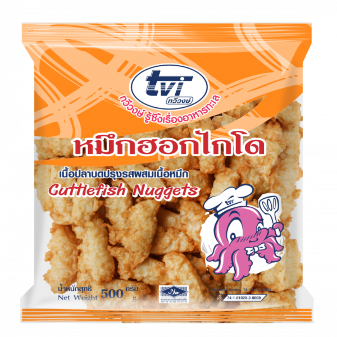 T หมึกฮอกไกโด 500g. x 20 pack ( ส่ง 20+71 บาท )