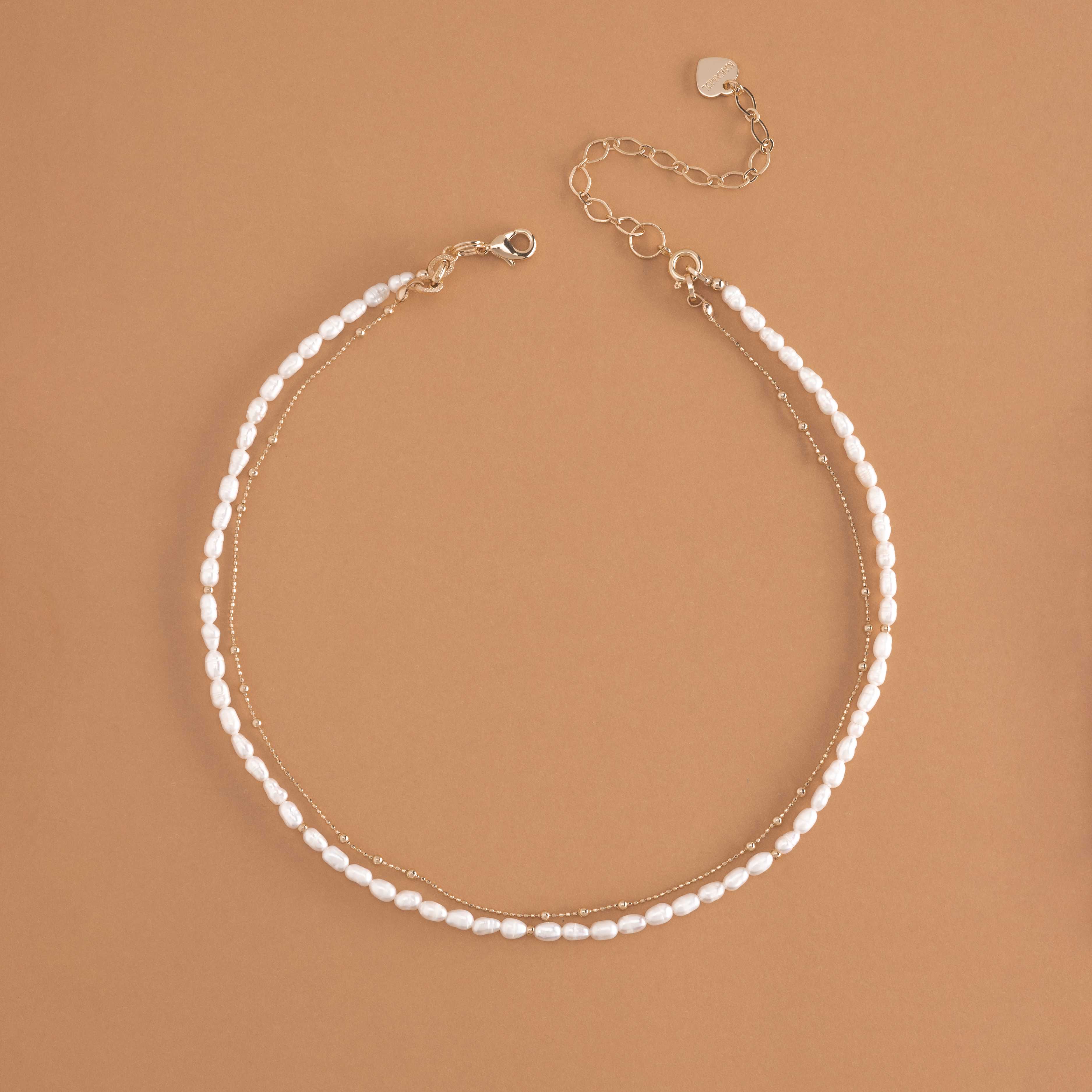 LUCKY CHARM NECKLACE  PEARL