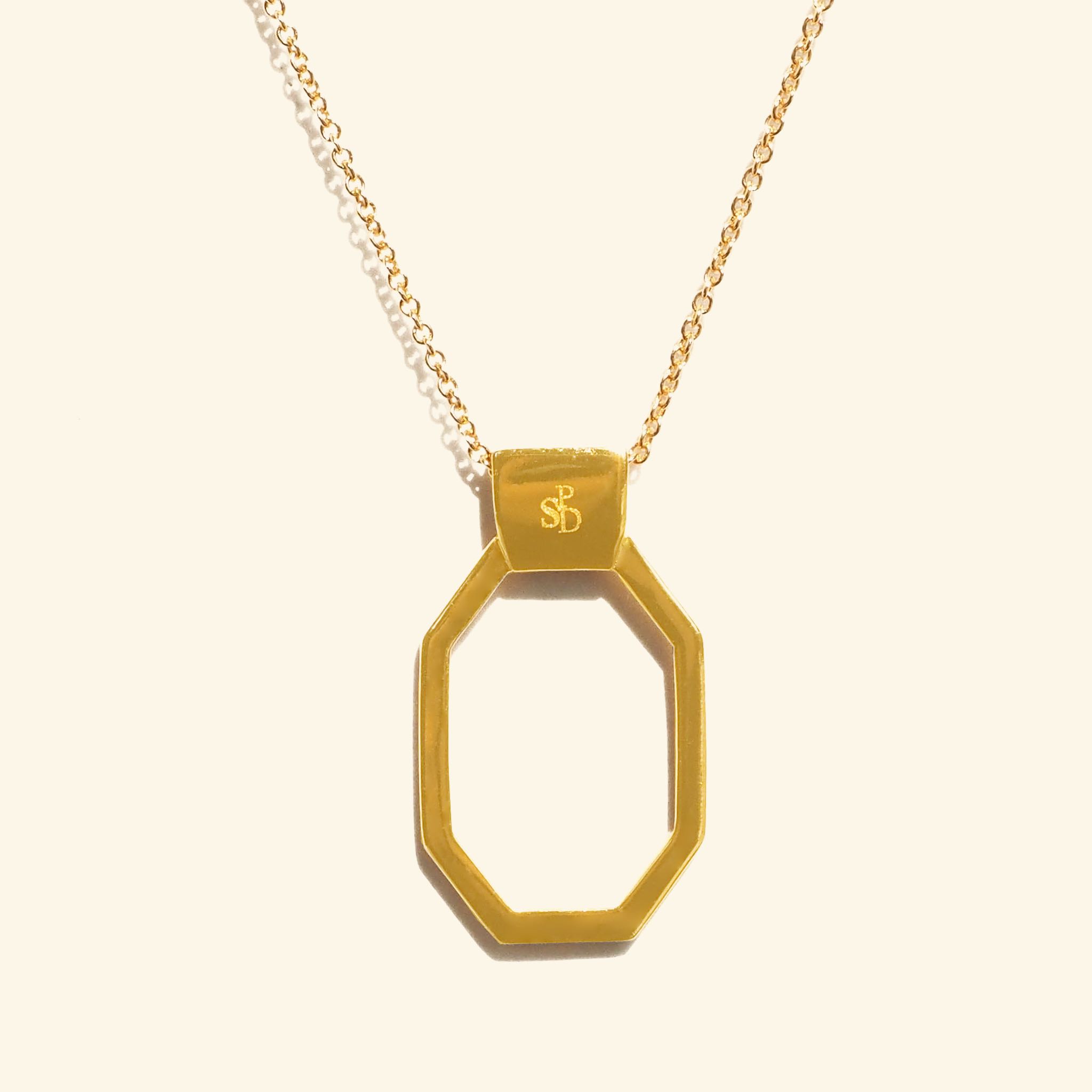 สร้อยคอมินิมอล 8 เหลี่ยม (Octagon Classic Necklace)