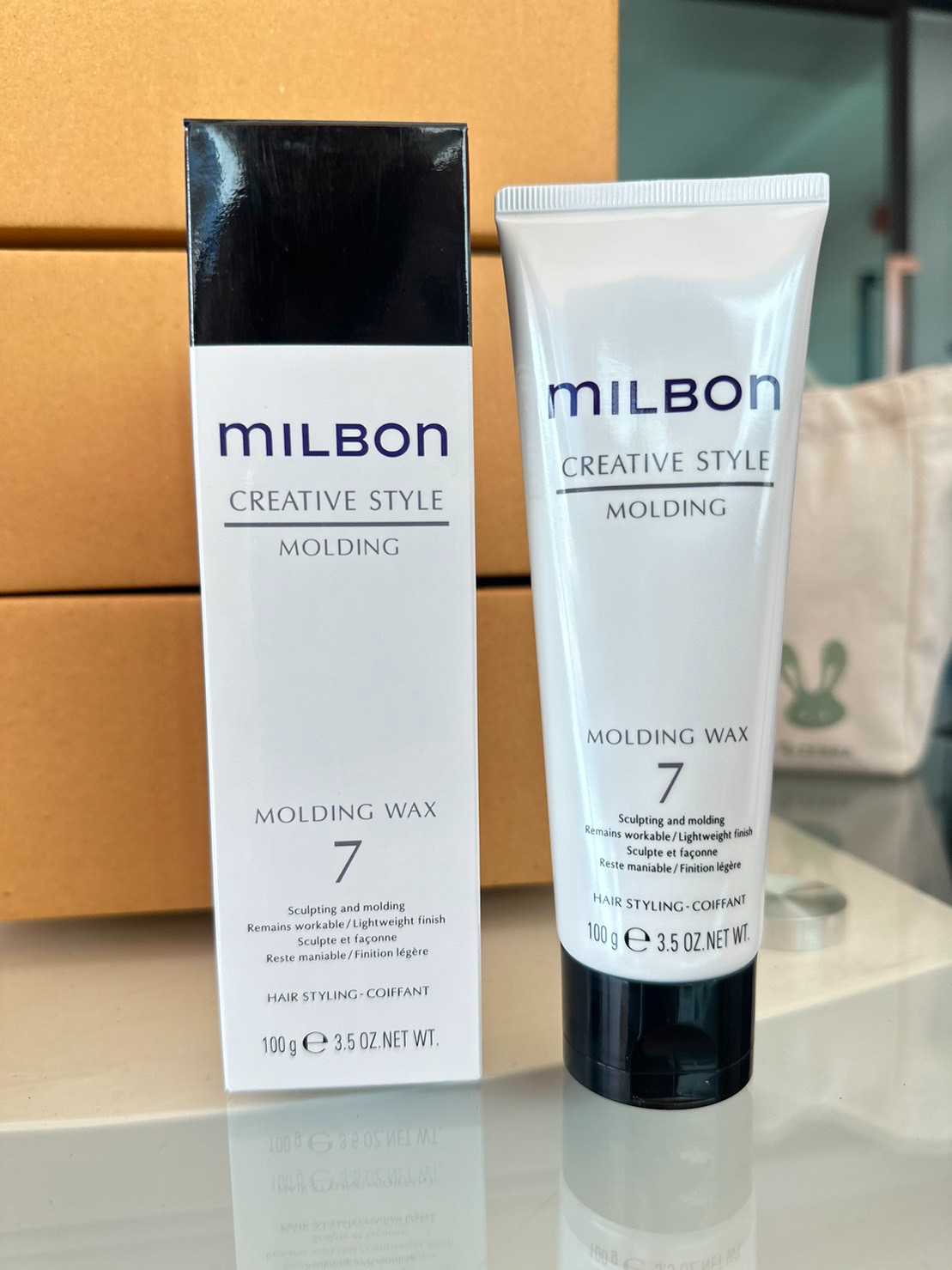 แว็กซ์จัดแต่งทรง Milbon Cutting-Edge Molding Hair Wax 7