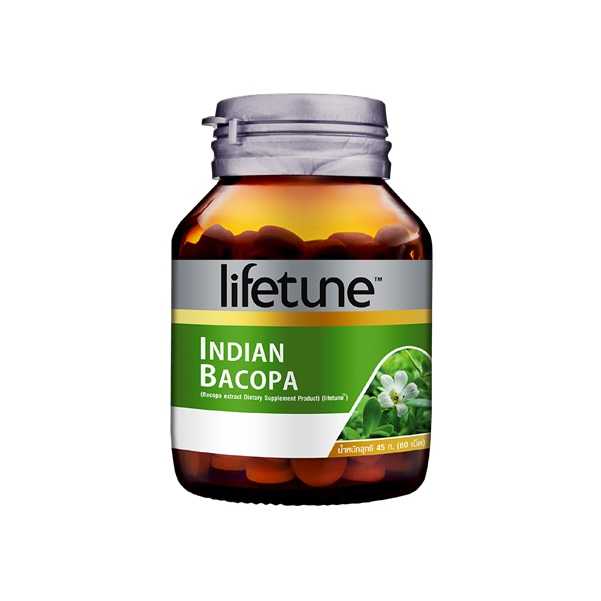 LIFETUNE Indian Bacopa ไลฟทูน อินเดียบาโคปา 300 มก. 60 เม็ด