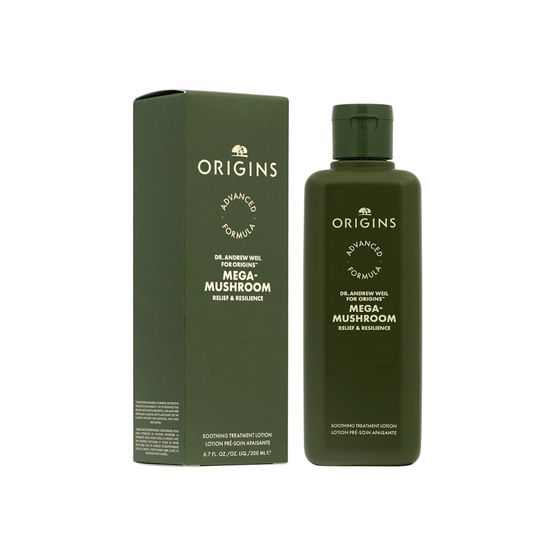 [สูตรใหม่!] น้ำตบเห็ด Origins - Mega-Mushroom Relief & Resilience Soothing Treatment Lotion 200ml.