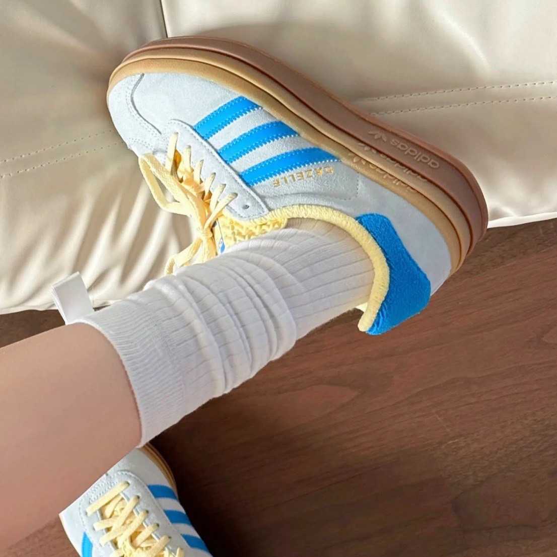 (PRE ORDER 5-7 วัน) Adidas Gazelle Bold Bright Blue