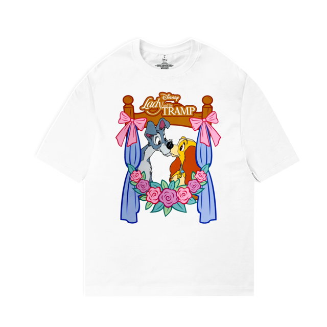 T-shirt Lady and the Tramp Kiss