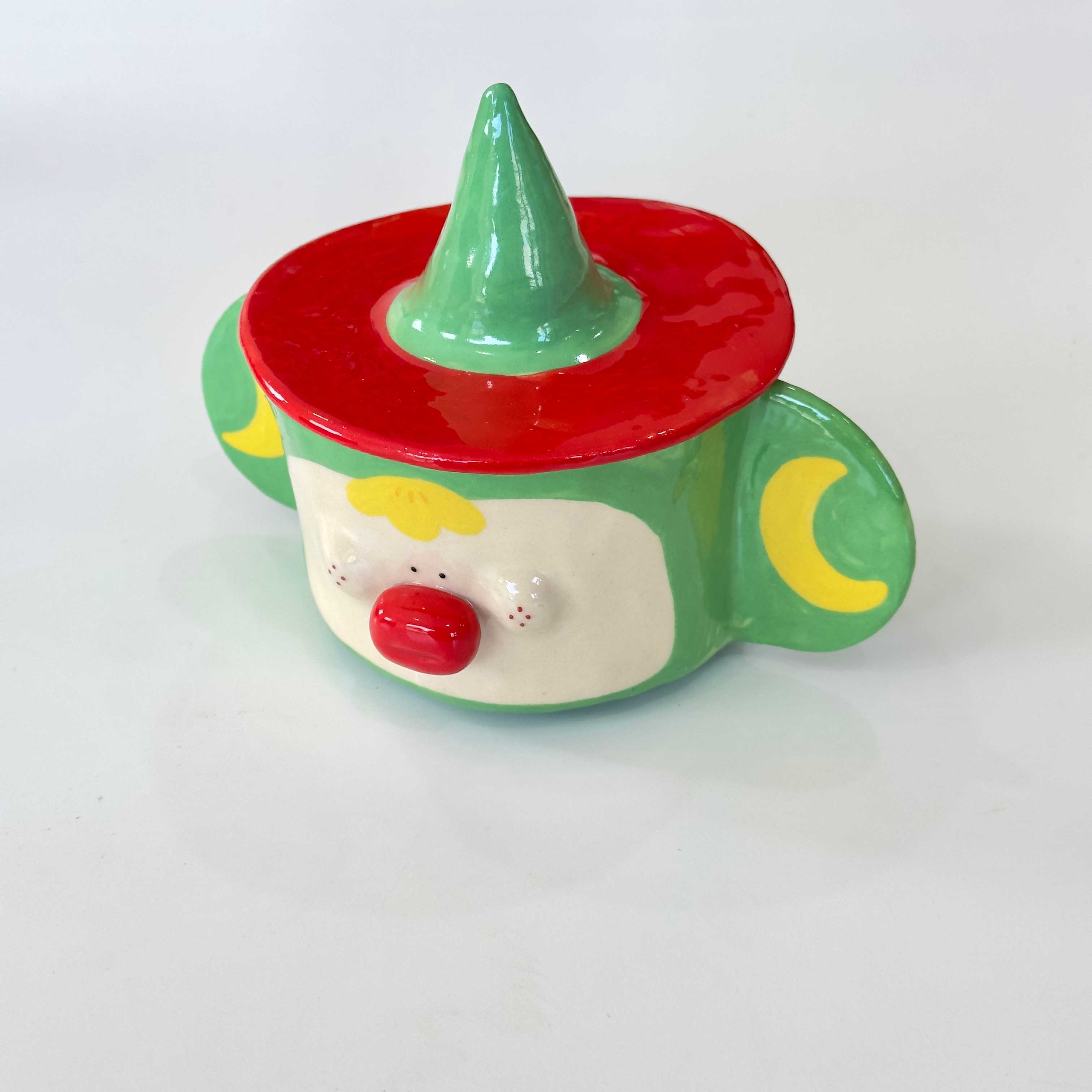 Green Elf Mug with Lid