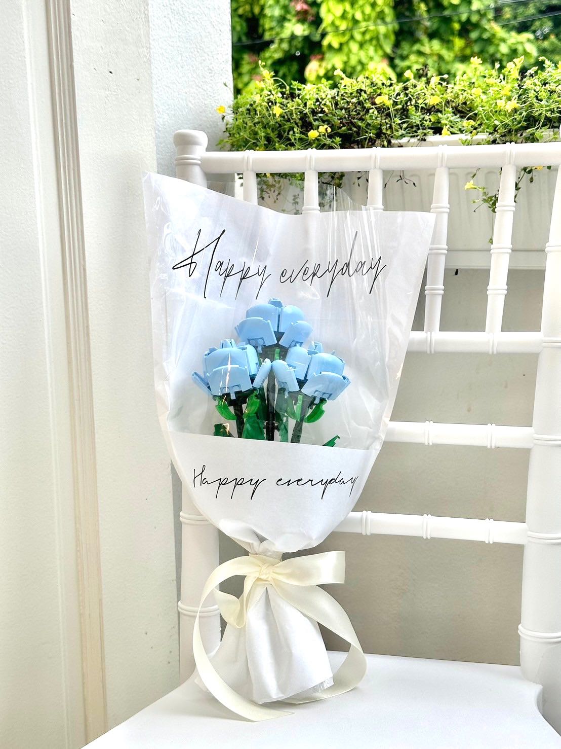 LEGO Blue Rose Bouquet💐 เลโก้ช่อดอกกุหลาบสีฟ้า