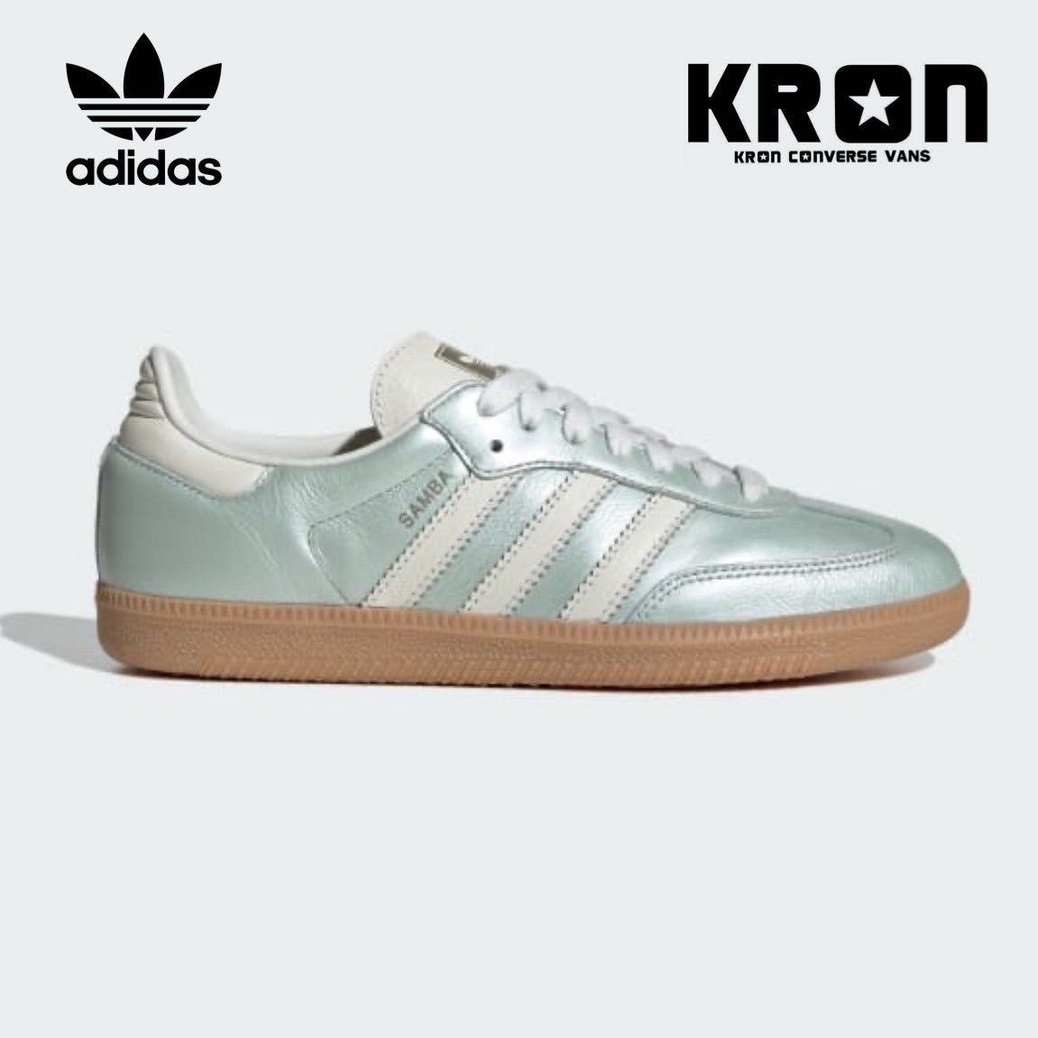 Adidas Samba OG Linen Green Met.