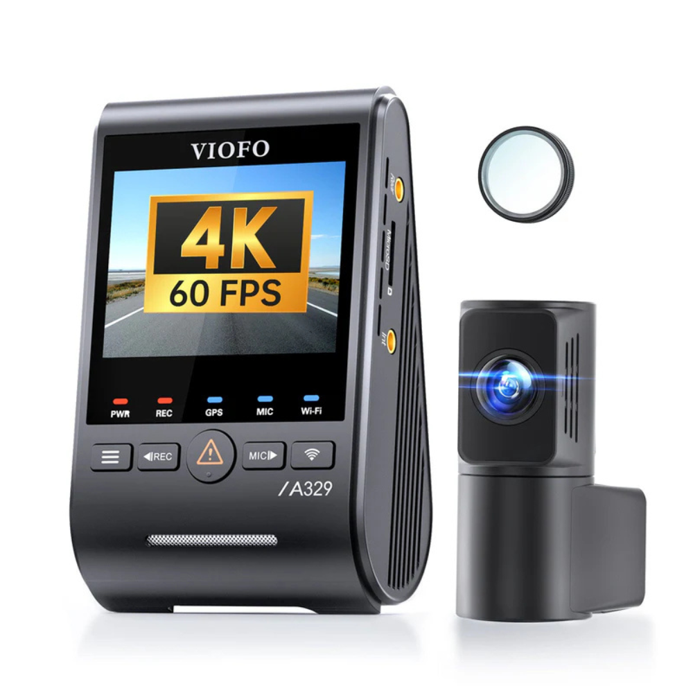 VIOFO A329S 2CH กล้องติดรถ 4K 60FPS + 2K STARVIS 2 GPS WIFI6  Super Capacitor ประกัน 1 ปี
