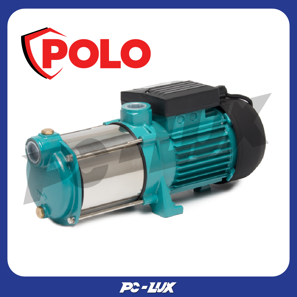 POLO ปั๊มน้ำหลายใบพัดแนวนอน 0.75 กิโลวัตต์ 4 ใบพัด รุ่น MH90-4M