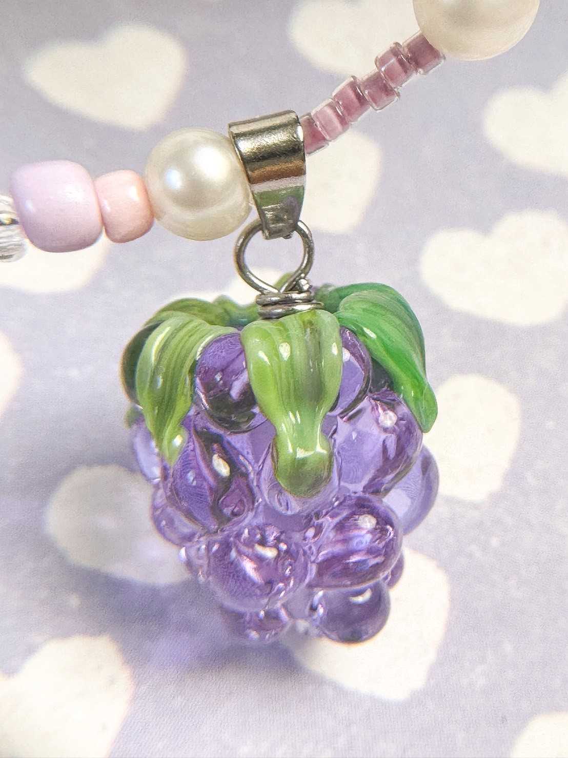 Grape Gummy Beads จี้รูปเยลลี่องุ่นสีม่วง : Flavor Tale Collection