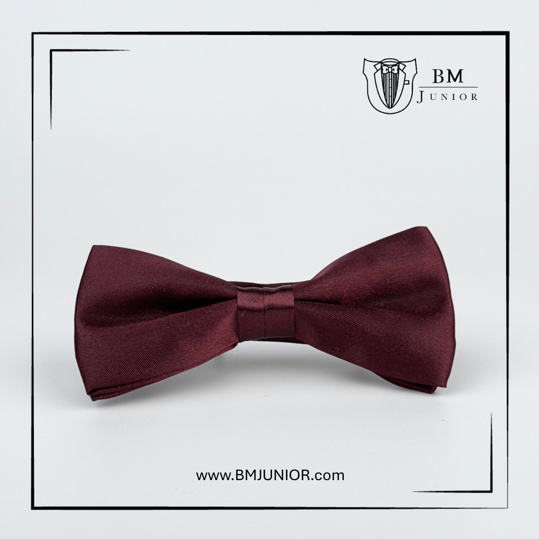 หูกระต่ายสำเร็จรูป สีแดงเลือดหมู | Blood Red Bowtie