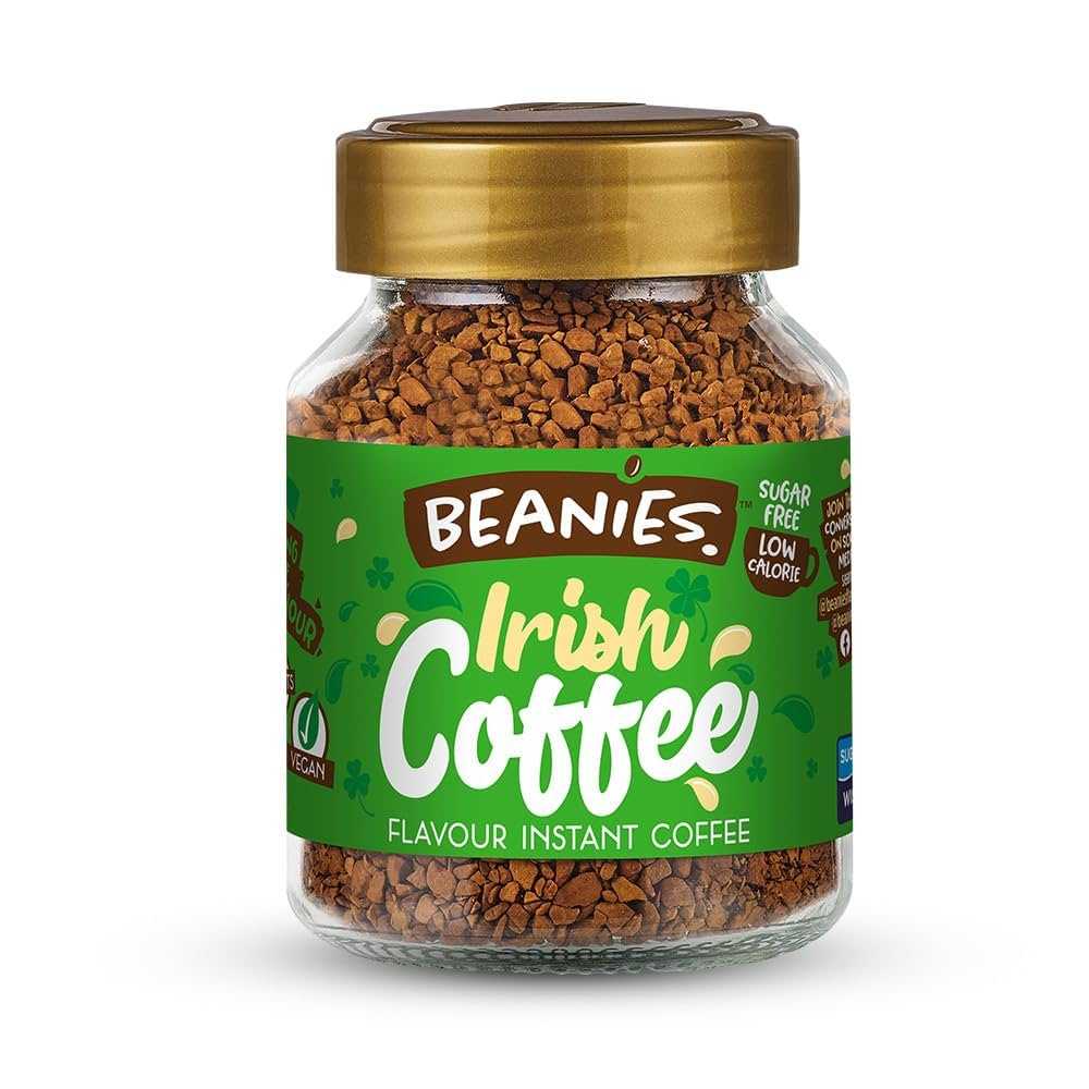 BEANIES Instant Coffee รส Irish Coffee น้ำหนัก 50 กรัม สินค้านำเข้าจากอังกฤษ exp.12/03/27
