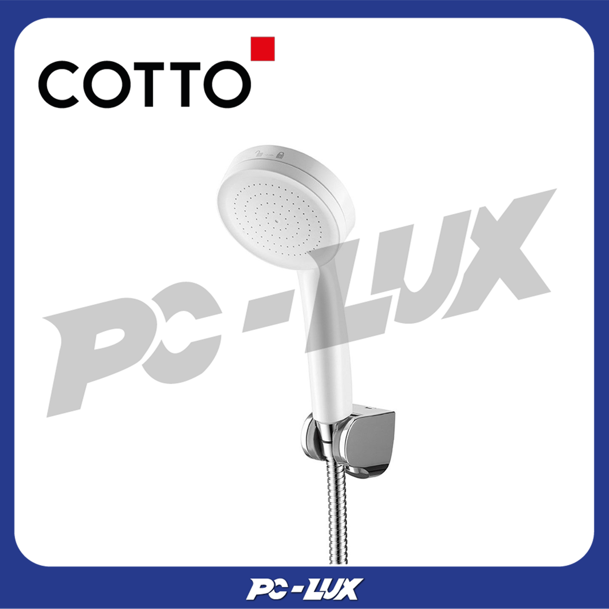 COTTO ฝักบัวพร้อมสาย รุ่น ZH020#WH(HM) 1 ฟังก์ชั่น WHITE