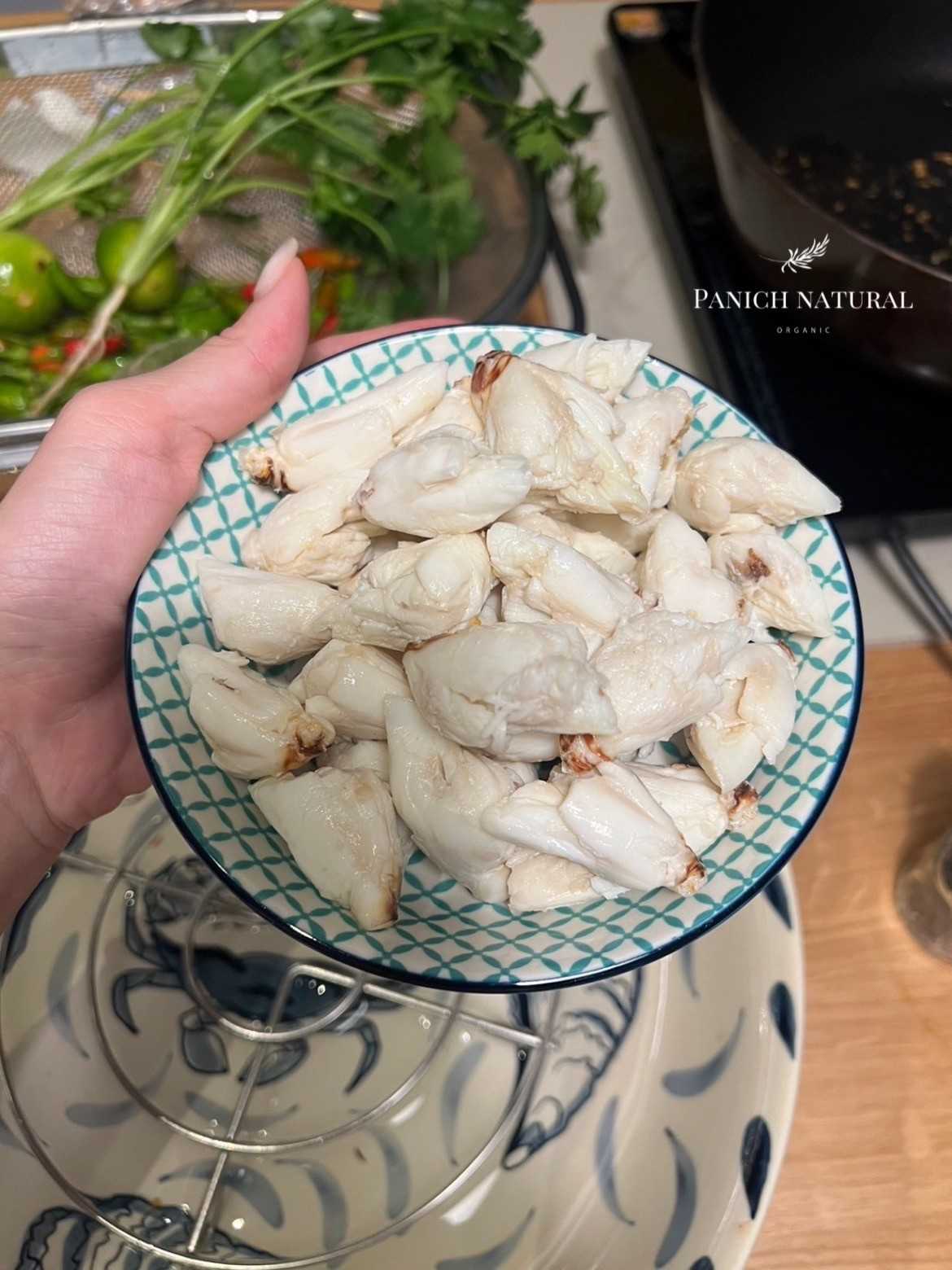 ปูม้าก้อนกรรเชียงแพคportion200กรัม
