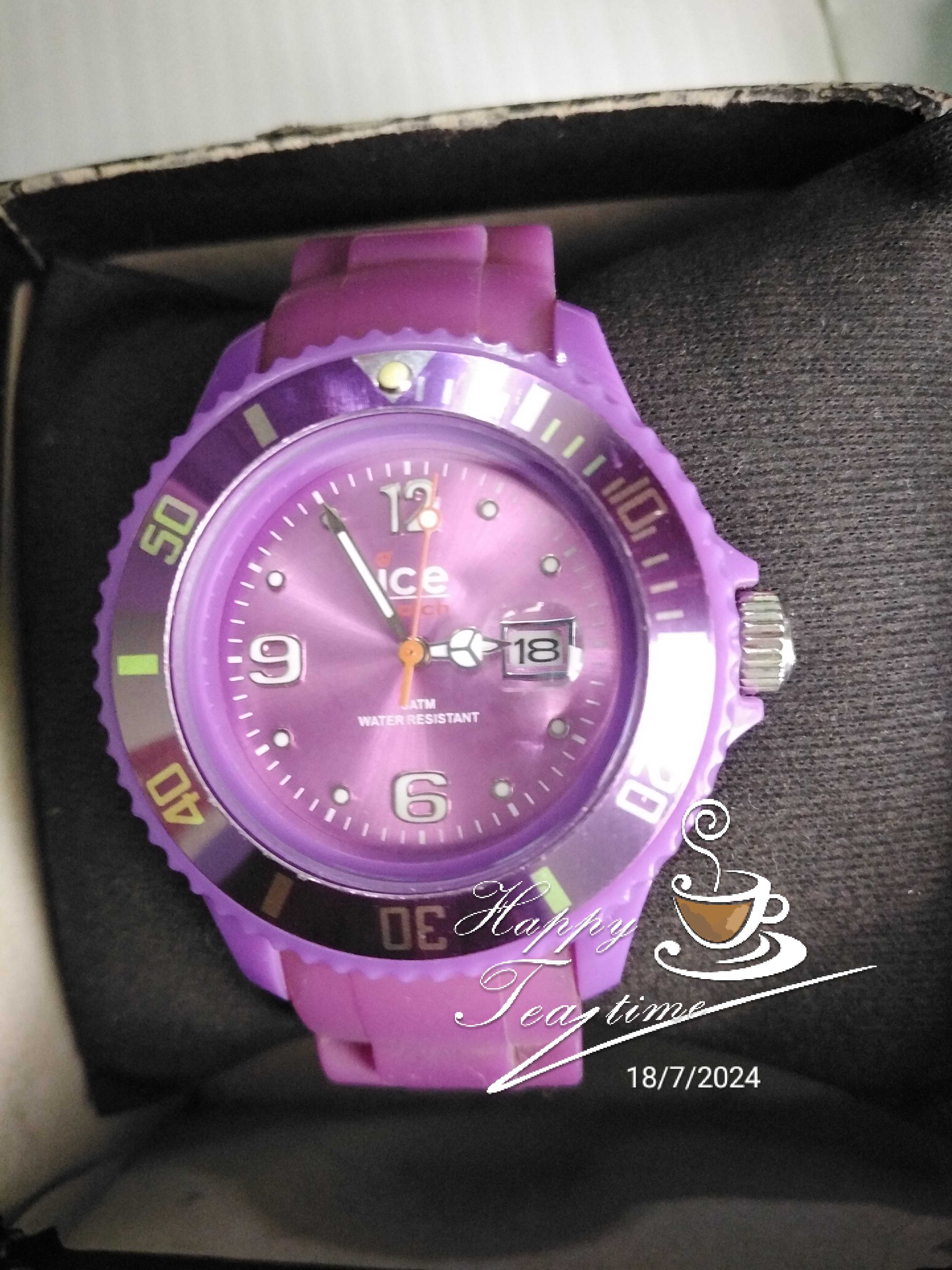 นาฬิกา ice watch ของแท้ หน้าปัดม่วงสวยๆ