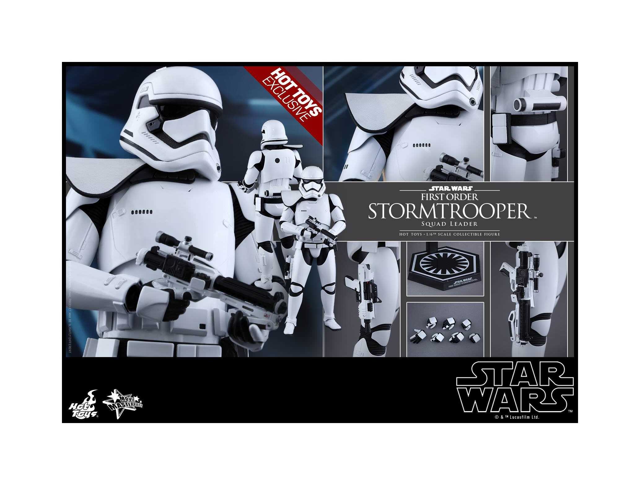 Hot Toys MMS 316 Star Wars : TFA – FO Stormtrooper Squad Leader (WA)  สินค้าใหม่